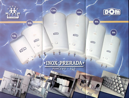 INOX Prerada bojler